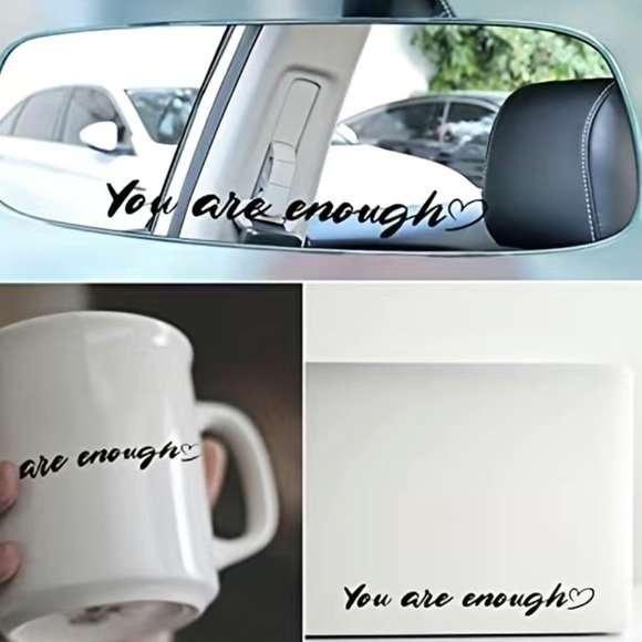 Accessories - 3 pack “You Are Enough” Vinyl Stickers